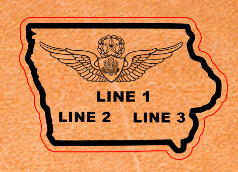 Iowa's Crew Member Name Tag