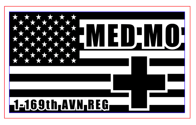 1-169th AVN REG Flags