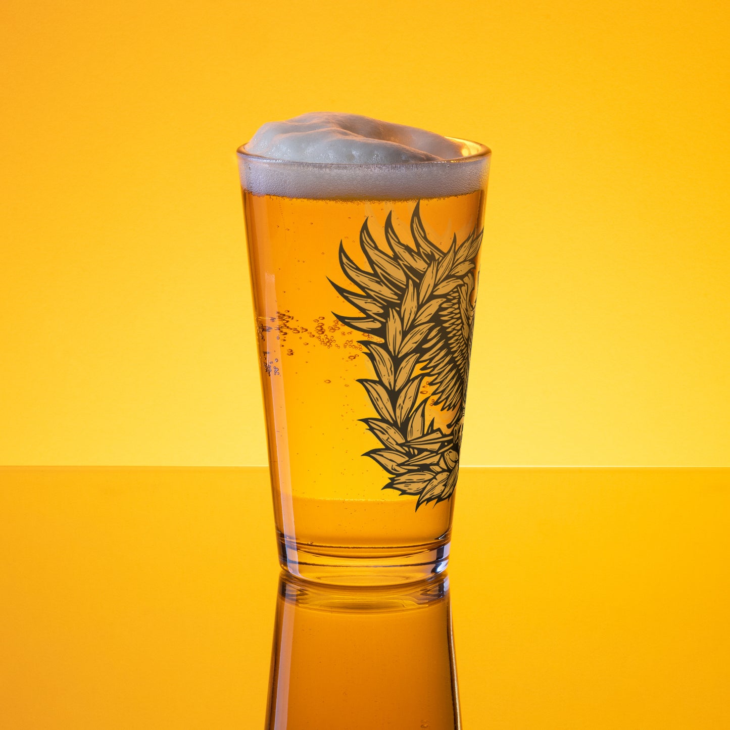 Eagle Rising Pint Glass