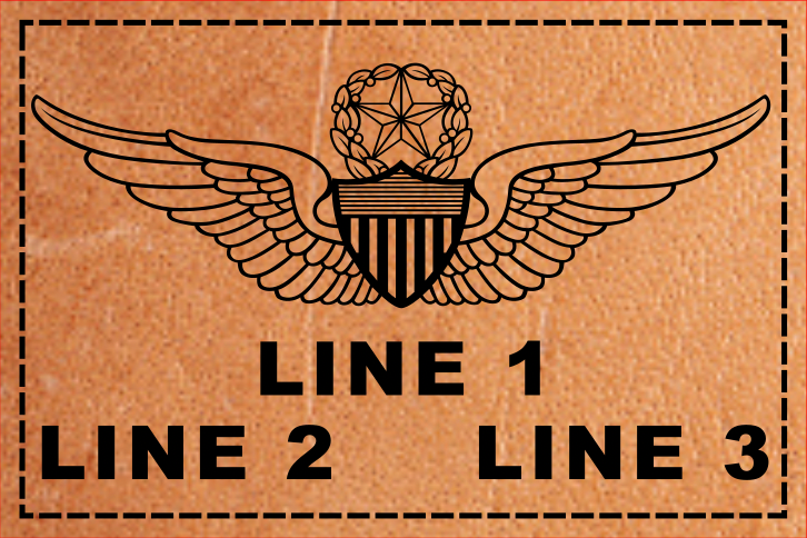 Rated Crew Member (RCM) Name Tag