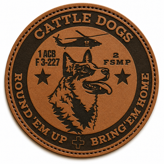 2nd FSMP "Cattle Dogs" F Co 3-227 (Filled Border)