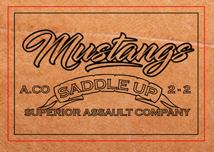A Co 2-2 Mustangs "Saddle Up"