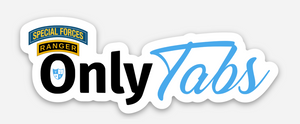 "Only Tabs" Sticker
