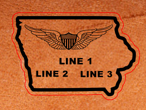 Iowa's Crew Member Name Tag