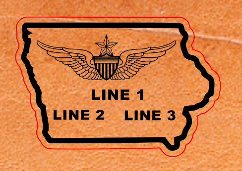 Iowa's Crew Member Name Tag