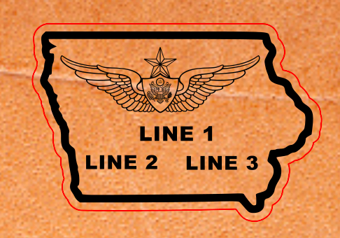 Iowa's Crew Member Name Tag