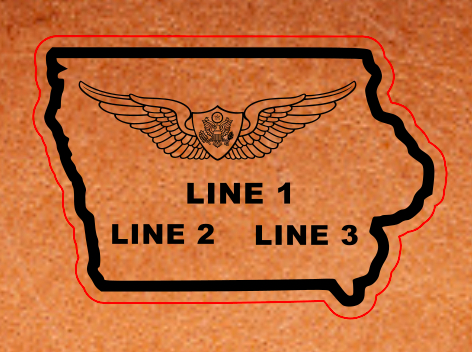 Iowa's Crew Member Name Tag