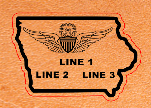 Iowa's Crew Member Name Tag