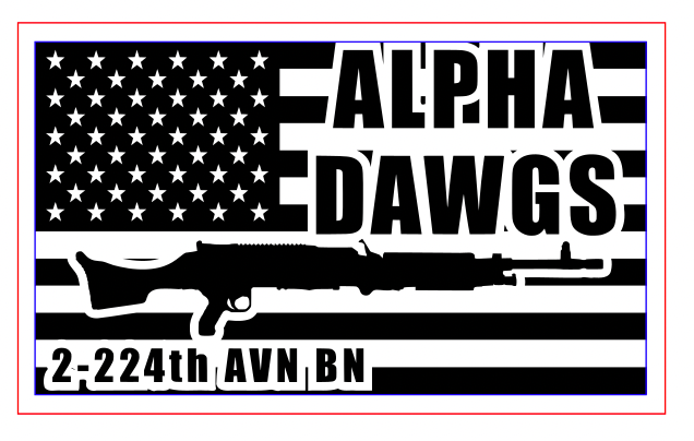 2-224th AVN BN Flags