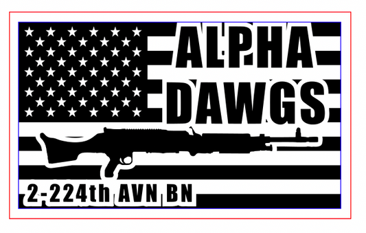 2-224th AVN BN Flags