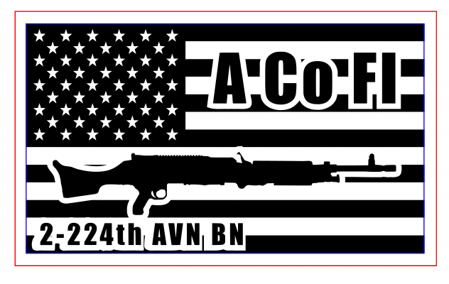 2-224th AVN BN Flags