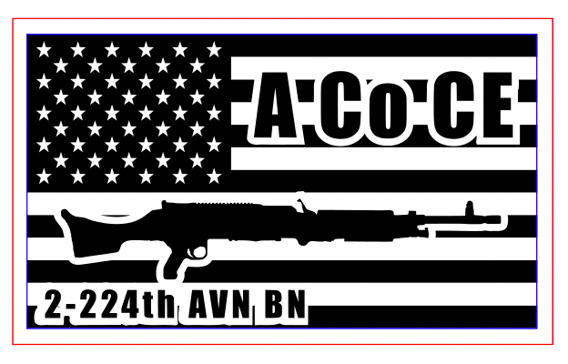 2-224th AVN BN Flags