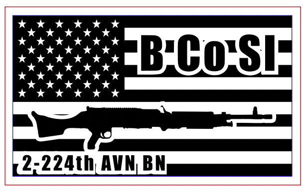 2-224th AVN BN Flags