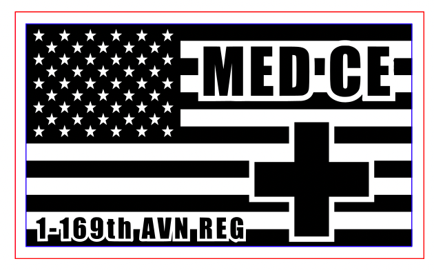 1-169th AVN REG Flags
