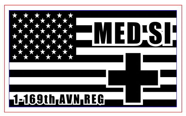 1-169th AVN REG Flags