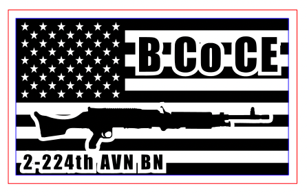 2-224th AVN BN Flags