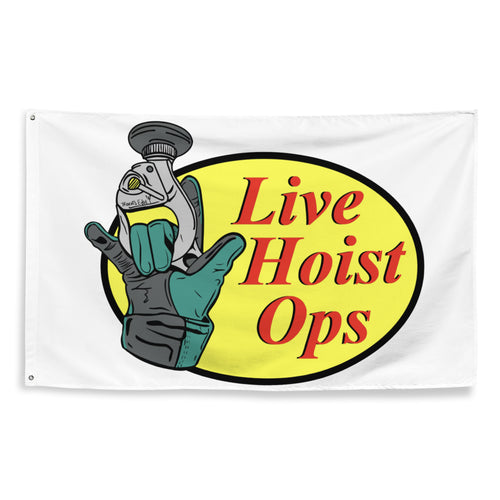Live Hoist Ops Flag