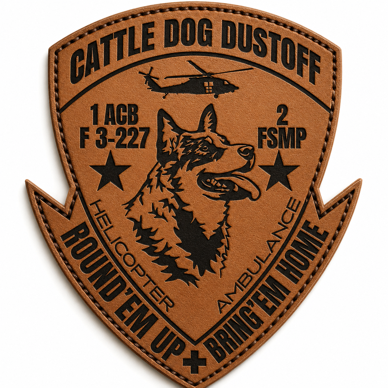 2nd FSMP "Cattle Dogs" F Co 3-227 (Shield)